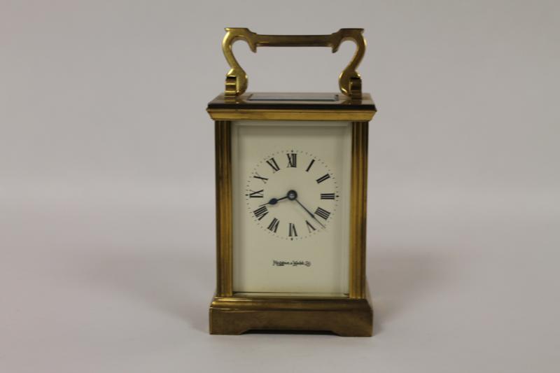A Brass Cased Carriage Clock