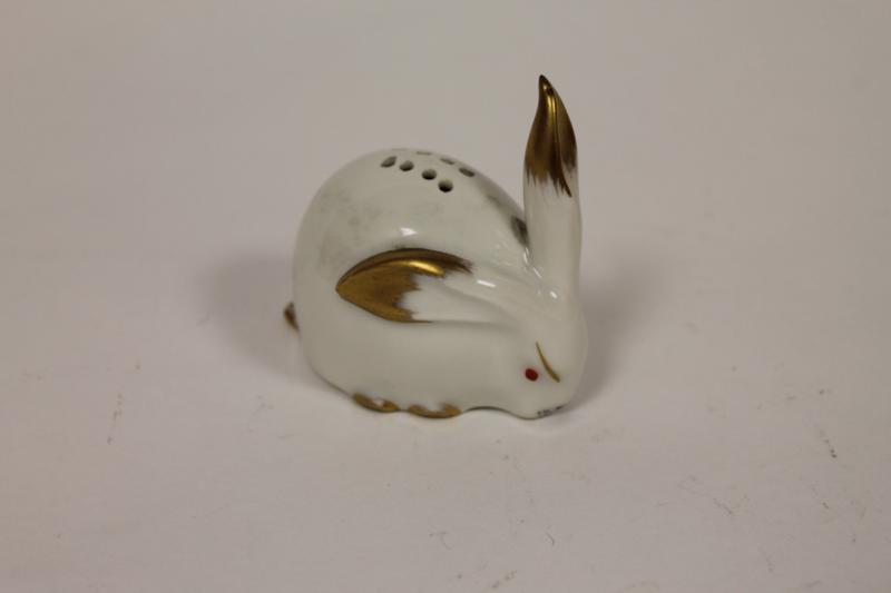 A Porcelain Sifter in the Form of a Rabbit