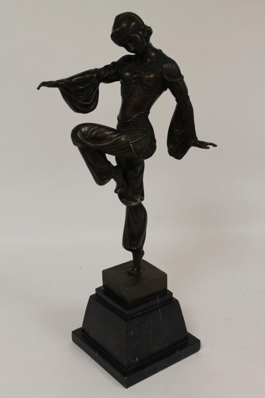 A Bronze Study of a Female Dancer